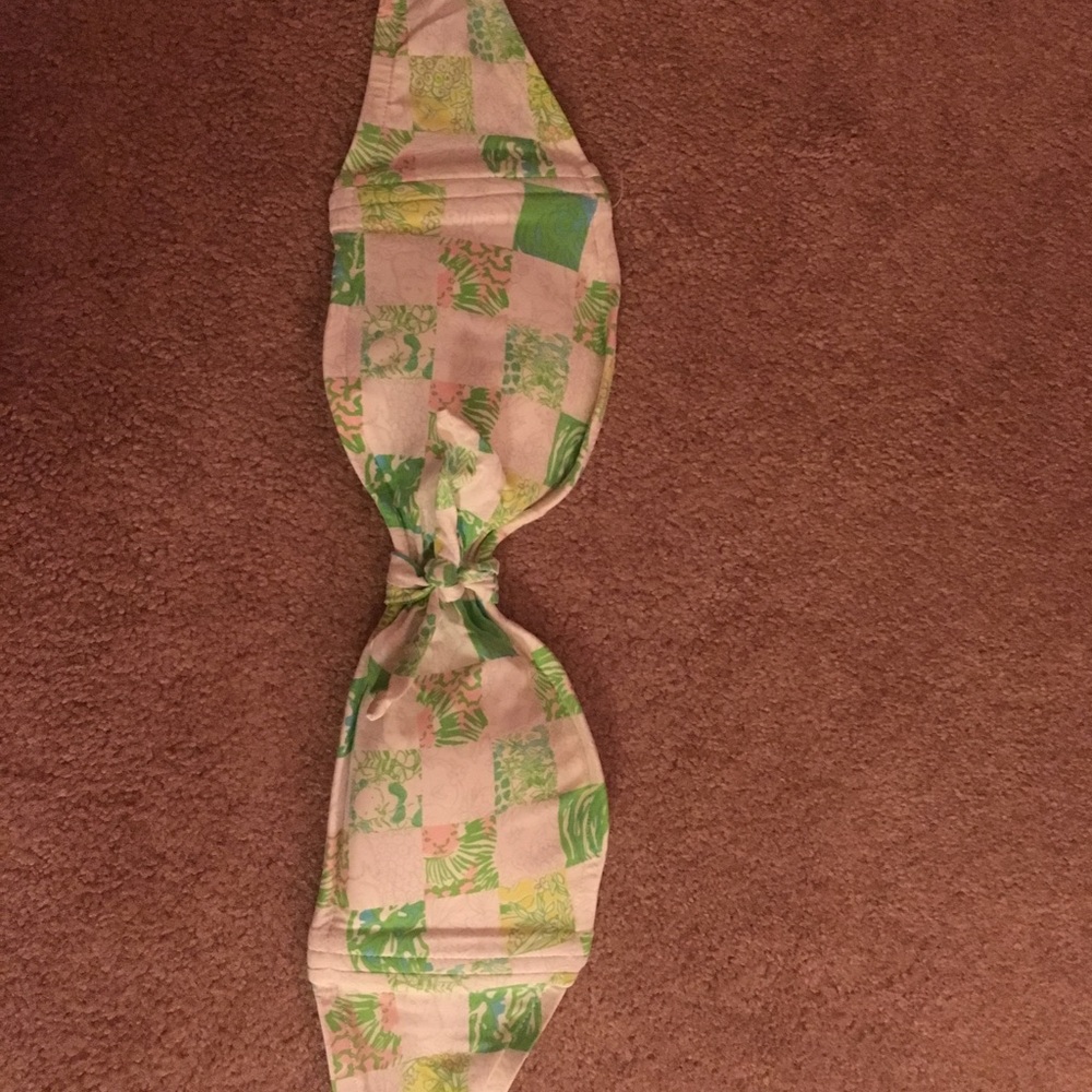 Lilly Pulitzer strapless swim suit top